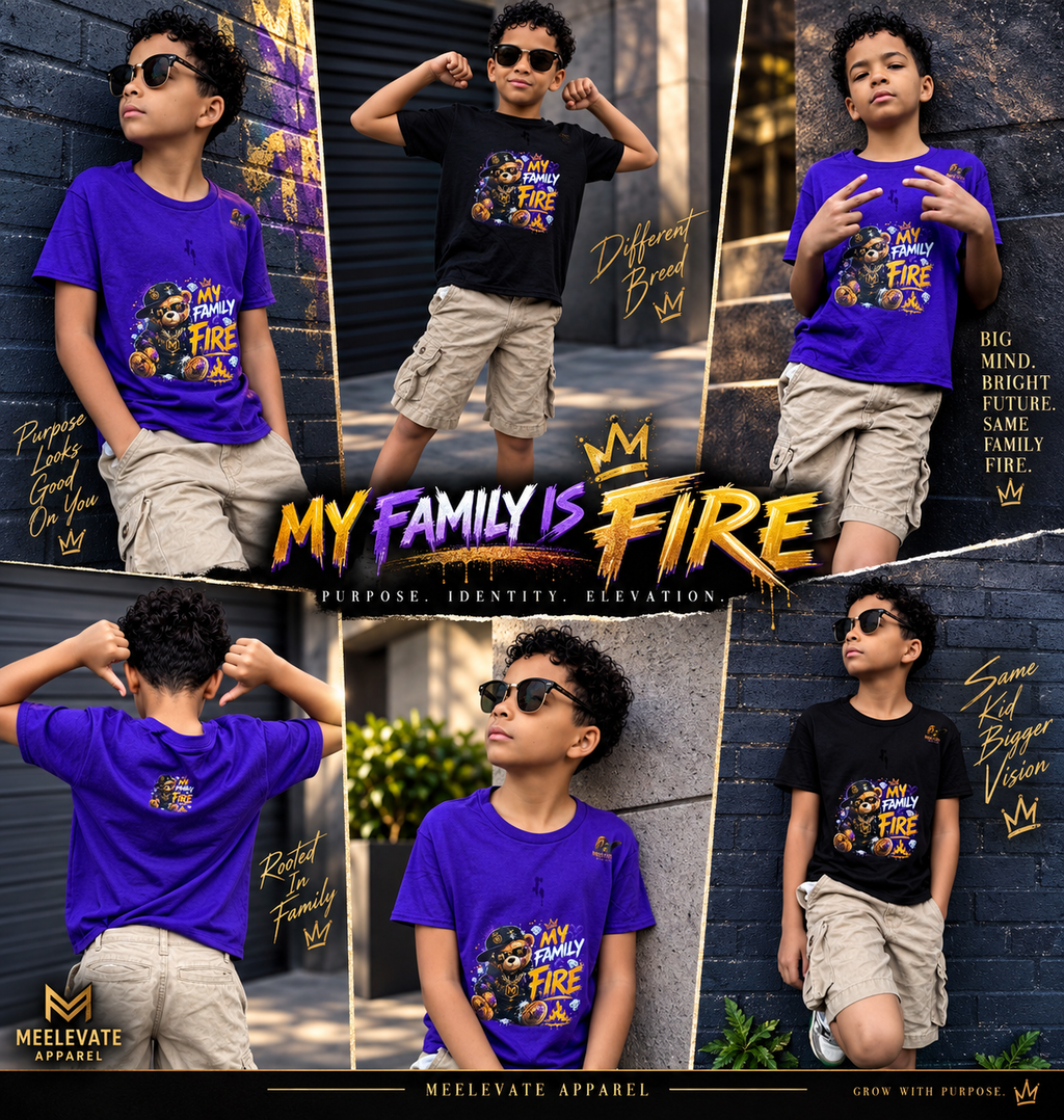 My Family Is Fire T-Shirt — Designed by Maddox Davis