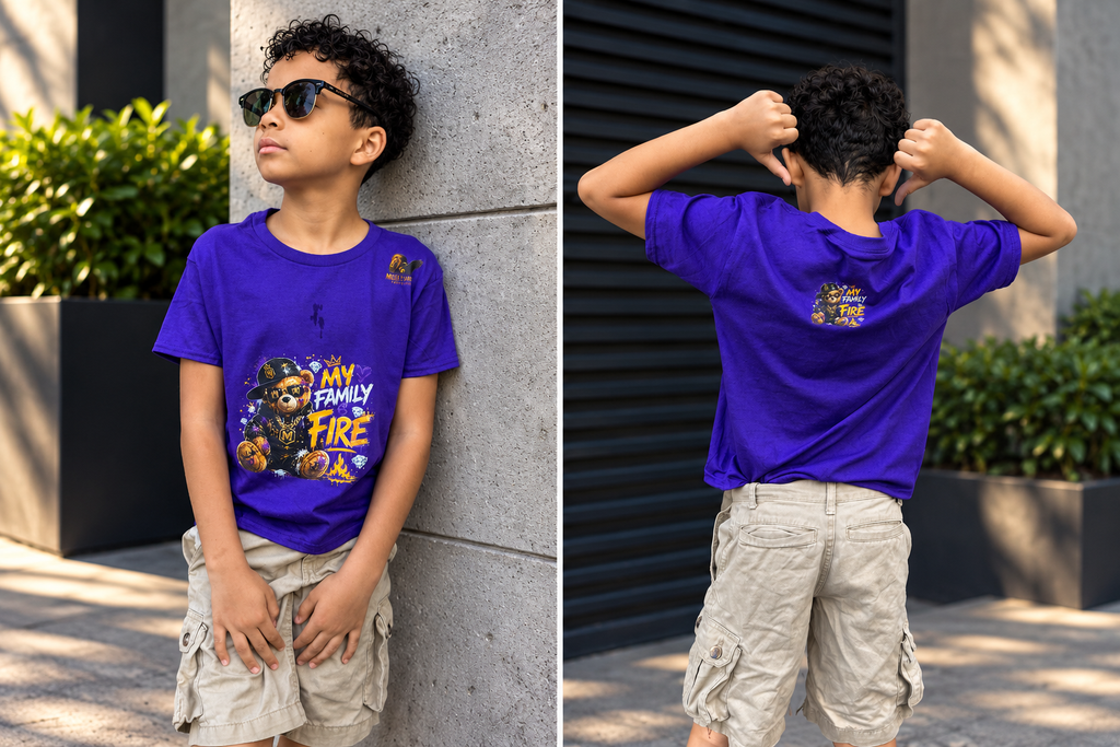 My Family Is Fire T-Shirt — Designed by Maddox Davis
