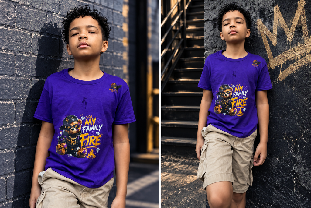 My Family Is Fire T-Shirt — Designed by Maddox Davis