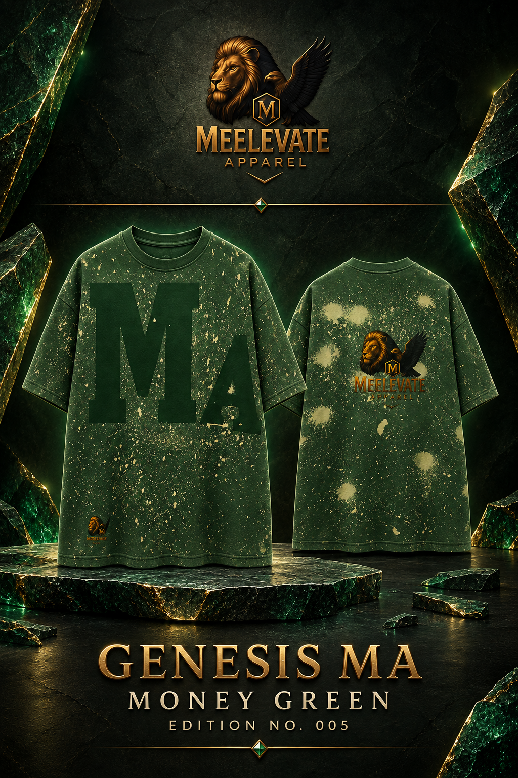 Genesis MA No.005 Money Green front and back product showcase