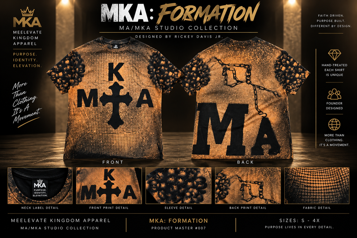 MKA Formation premium hand-treated shirt product showcase